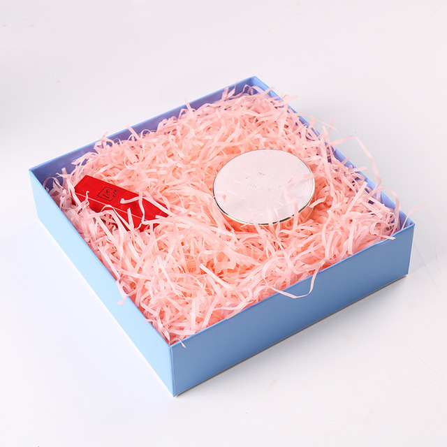 DIY prezent - 50g rafia do wypełniania, rozdrobniony papier konfetti, pudełko na ślubny prezent, świąteczne materiały dekoracyjne - Wianko - 2