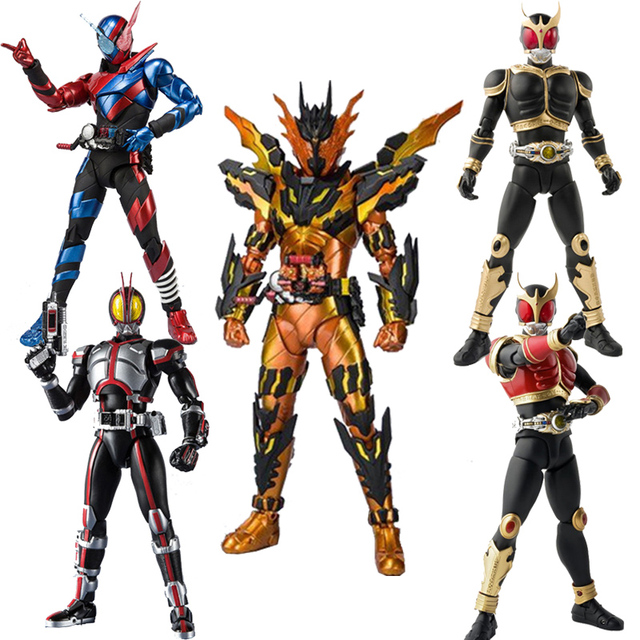 Figurka Kamen Rider zamaskowany jeździec 15cm, zbuduj krzyż Z Faiz Kuuga Agit - kolekcja modeli z PVC zabawki akcji - Wianko - 4