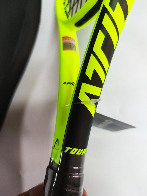 Profesjonalna rakieta tenisowa Carbon, padel, worek strunowy, overgrip i dampener - oryginalny sprzęt tenisowy - Wianko - 27