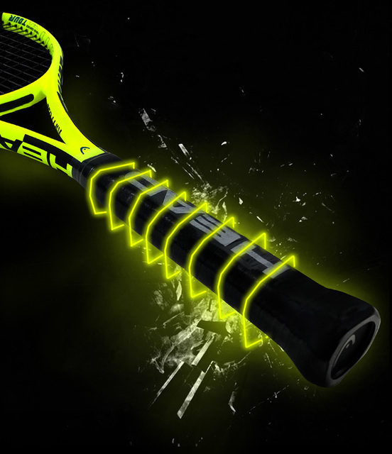 Profesjonalna rakieta tenisowa Carbon, padel, worek strunowy, overgrip i dampener - oryginalny sprzęt tenisowy - Wianko - 6