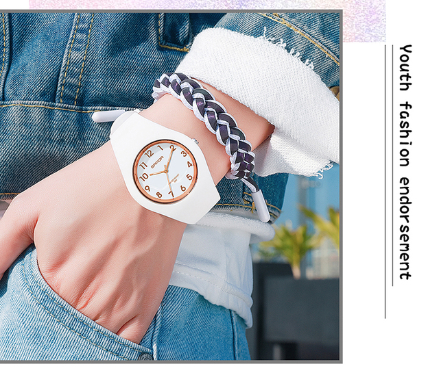 Różowy zegarek damska marka zegarki kwarcowe wodoodporne 30M Relogio Feminino - Wianko - 17