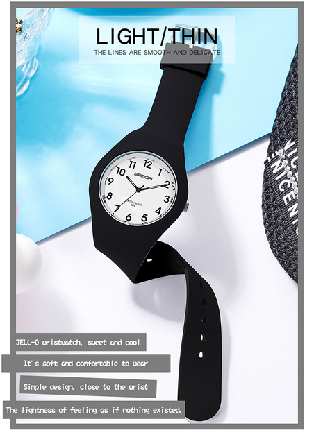 Różowy zegarek damska marka zegarki kwarcowe wodoodporne 30M Relogio Feminino - Wianko - 3