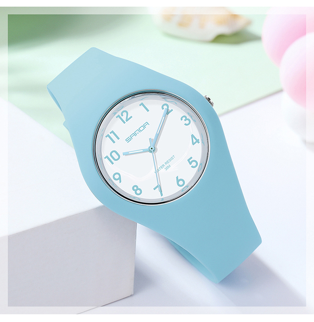 Różowy zegarek damska marka zegarki kwarcowe wodoodporne 30M Relogio Feminino - Wianko - 14