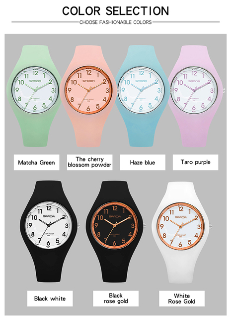 Różowy zegarek damska marka zegarki kwarcowe wodoodporne 30M Relogio Feminino - Wianko - 6