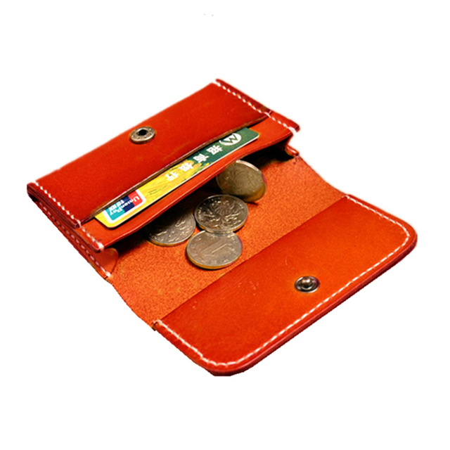 Craft posiadacz karty z imieniem - torba portfel skóra DIY do szycia szablon wydrążony 11.5x7.5x2.5cm - Wianko - 1