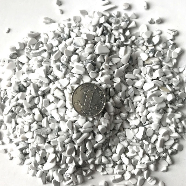 Kamień szlachetny - naturalny turkusowy kwarcowy żwir, polerowany, 50g - Wianko - 2