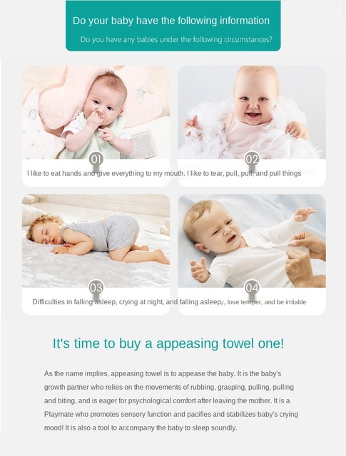 Pluszowe zwierzęta - zestaw zabawek dla niemowląt 0-12 miesięcy: pluszaki, ręczniki snu, grzechotki, lalki, gryzaki - Wianko - 2