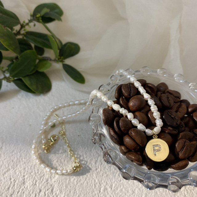 Słodkowodny naszyjnik z nieregularnymi perłami do obojczyka - łańcuszek dla kobiet - Wianko - 8
