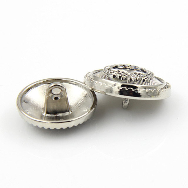 Nowy 20 szt. okrągłych perłowych guzików z cyrkoniami, złoty metal, różne rozmiary - DIY dekoracje odzieży szycia - Wianko - 6