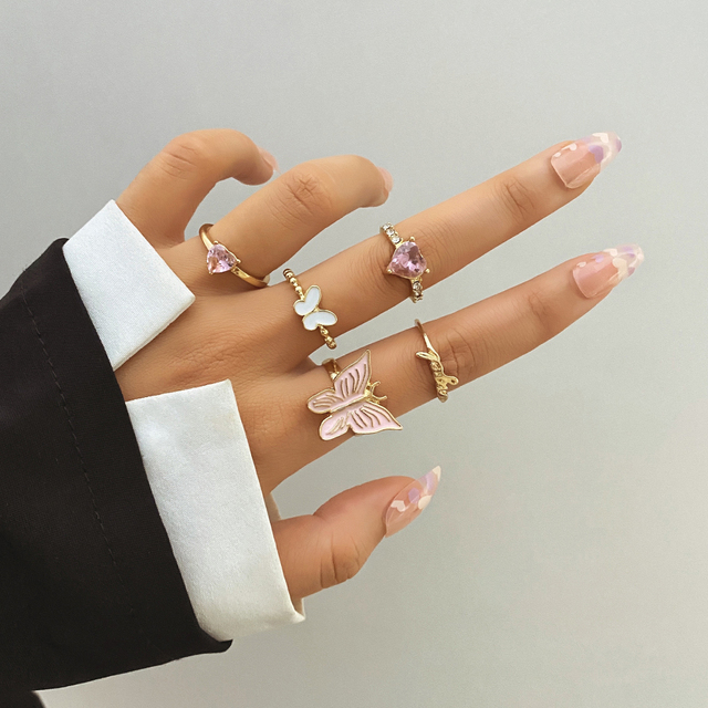 Pierścień z węża punk metalowego w minimalistycznym stylu w kształcie pierścienia ze złota biżuteria dla kobiet - Wianko - 3