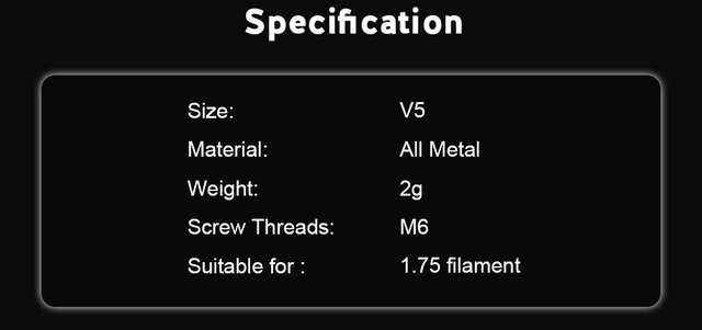 Wysokiej jakości rura podająca 1.75MM żarnika do 3D drukarek - 5/10 sztuk V5 przerwy ciepła Bowden bezpośrednie gardło MK8 Hotend J - Wianko - 2