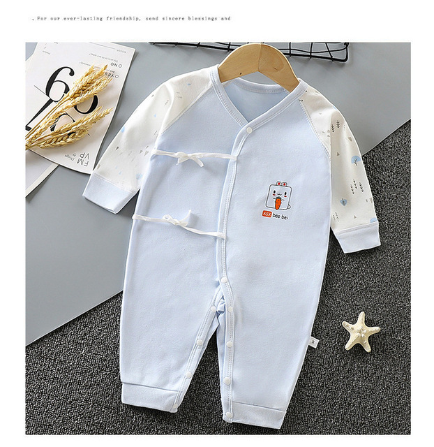 Kombinezon Romper Unisex dla niemowląt noworodków - wygodny, skóra przyjazna, ogólna odzież dla chłopca - Wianko - 4