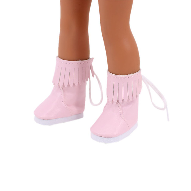 Buty wysokie dla lalek o wysokości 5 cm, wykonane z poliuretanu - pasujące do lalek o rozmiarze 14,5 cala, takich jak Nancy American Paola Reina Doll & BJD EXO - idealne jako generacyjna zabawka dla dziewczynek - Wianko - 6