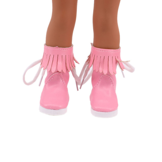 Buty wysokie dla lalek o wysokości 5 cm, wykonane z poliuretanu - pasujące do lalek o rozmiarze 14,5 cala, takich jak Nancy American Paola Reina Doll & BJD EXO - idealne jako generacyjna zabawka dla dziewczynek - Wianko - 9