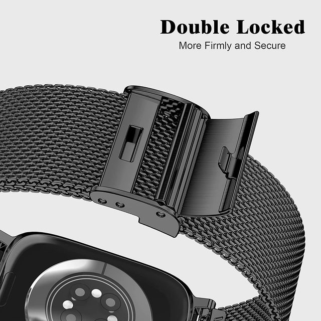 Pasek Milanese + etui na Apple Watch Series 6 SE 5 4 - stal nierdzewna, 40mm/44mm/38mm/42mm - Wianko - 16