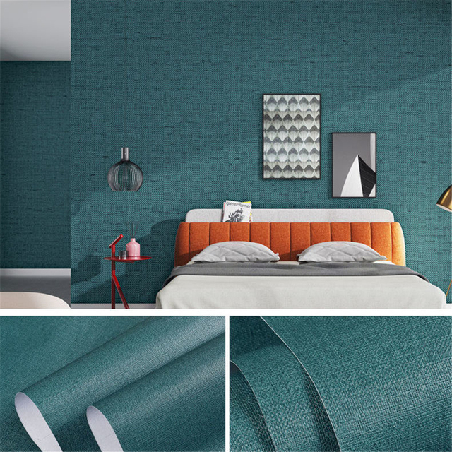 Tapeta samoprzylepna Home Decor wzór tkaniny - odporna na pleśń i wodoodporna - do salonu, sypialni i ściany sklepowej - Wianko - 4