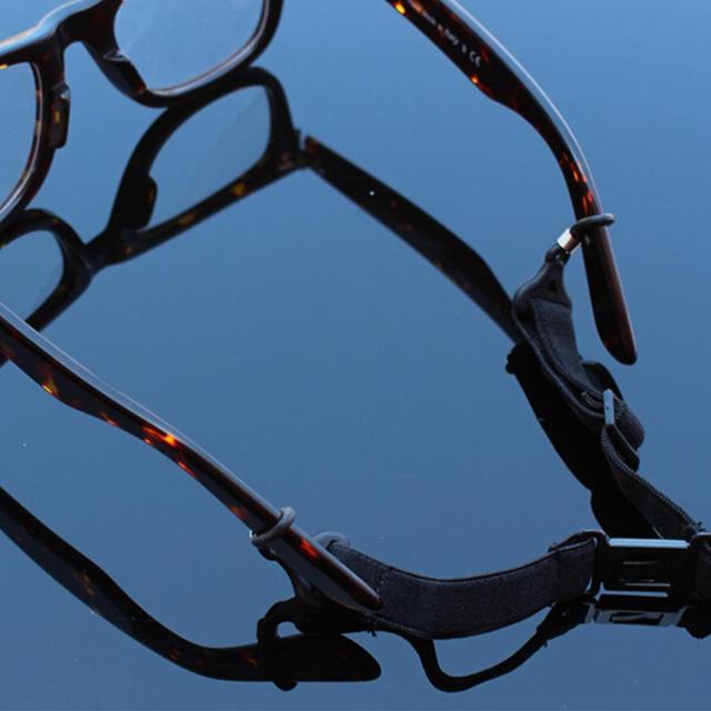 Okulary sportowe z elastycznym antypoślizgowym sznurkiem do mocowania i podkładką linową pod szklanki - Wianko - 5