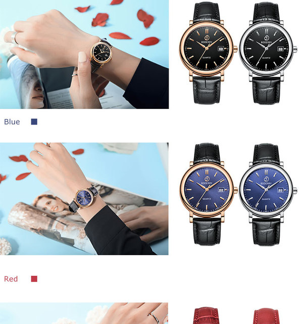 Boderry Zegarek damski kobiety - luksusowy z wykorzystaniem szwajcarskiego mechanizmu kwarcowego, elegancki biznesowy zegarek Top marki, stylowy dodatek dla każdej kobiety - Reloj Mujer - Wianko - 8