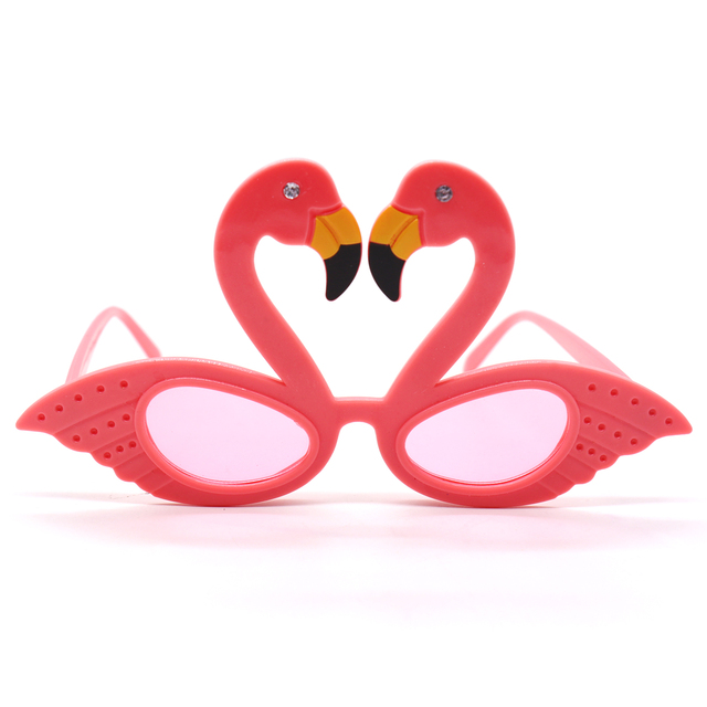 Okulary Flamingo Cartoon na imprezę ślubne - śmieszne, idealne jako dodatek do dobrodziejstw i prezentów urodzinowych - Wianko - 4