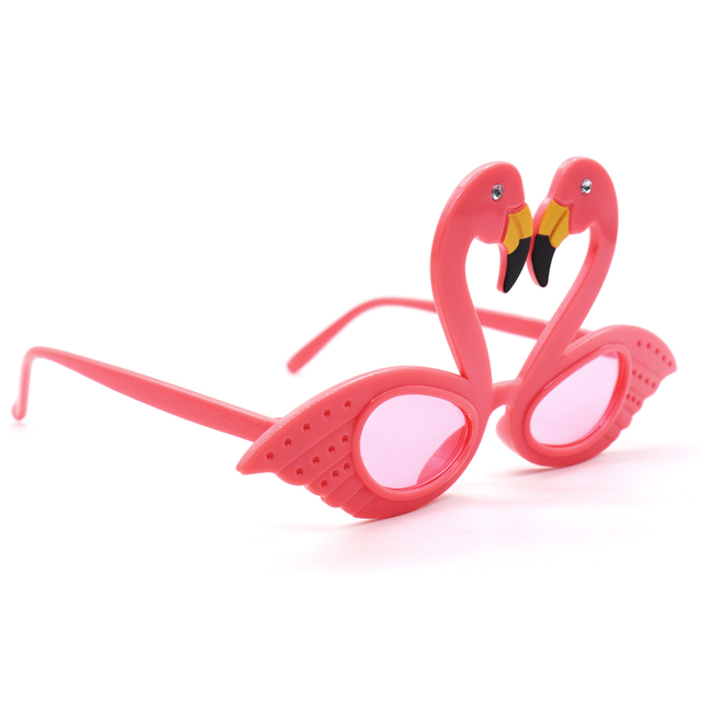Okulary Flamingo Cartoon na imprezę ślubne - śmieszne, idealne jako dodatek do dobrodziejstw i prezentów urodzinowych - Wianko - 5