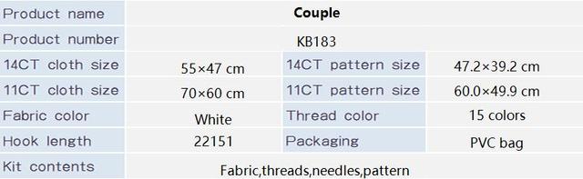 Zestaw haftowania - tkanina płótno liczone 11CT 14CT, wydrukowane wzory, idealne do robótek ręcznych - Wianko - 3