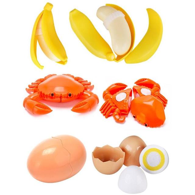 Domek dla dzieci - Zabawka kuchenna edukacyjna do udawania cięcia owoców i warzyw w koszyku - Wianko - 35