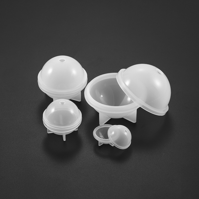 Kula silikonowa UV owalna żywica epoksydowa do tworzenia biżuterii - mieszane rozmiary (1 sztuka, 2-7 cm) - Wianko - 11