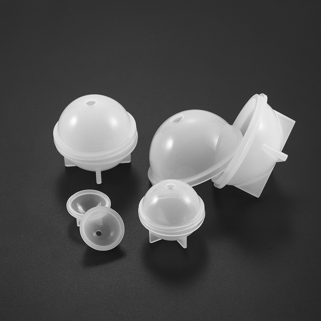 Kula silikonowa UV owalna żywica epoksydowa do tworzenia biżuterii - mieszane rozmiary (1 sztuka, 2-7 cm) - Wianko - 10