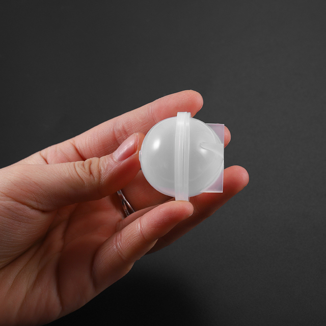 Kula silikonowa UV owalna żywica epoksydowa do tworzenia biżuterii - mieszane rozmiary (1 sztuka, 2-7 cm) - Wianko - 9
