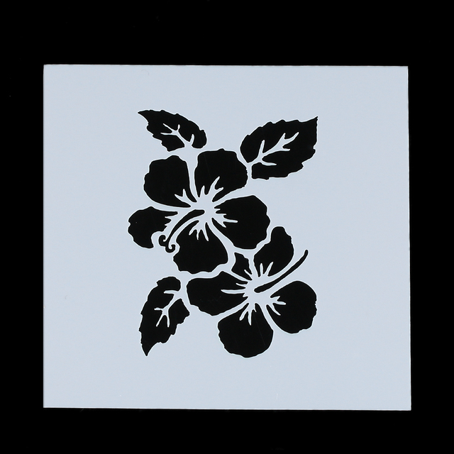 Szablon warstwowy Airbrush Art do malowania kwiatów do składania - Album, karty, rzemiosło, biurowe materialy, prezent - Wianko - 3