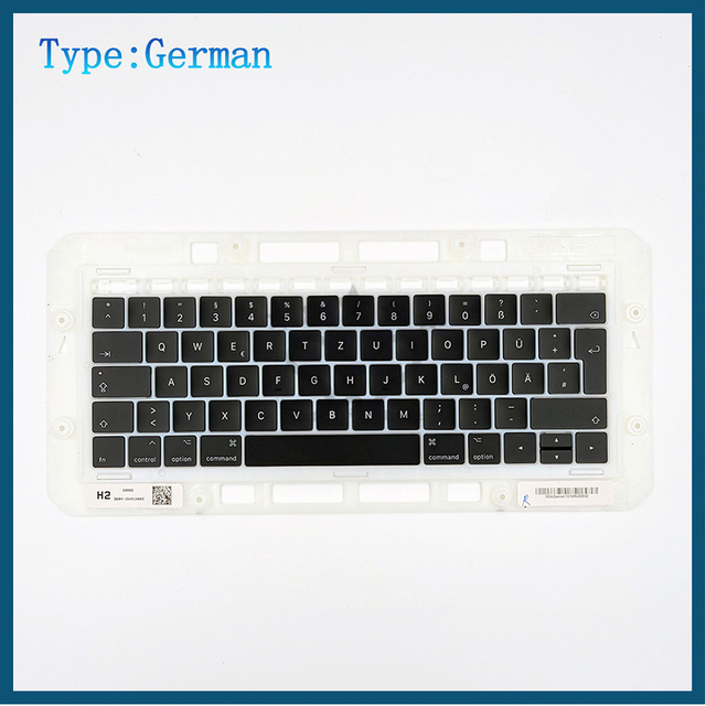 Klawiatura zamienne klawisze do Macbook Pro Retina A1989 A1990 - nowe keycap 2018 US, hiszpański, niemiecki, arabski, włoski - Wianko - 19