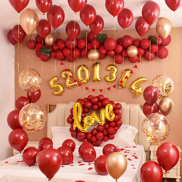 100 sztuk 10 Cal niebieskie atramentowe nadmuchiwane balony z motywem urodzin, ślubu, świąt, walentynkowe, rocznicowe - Wianko - 16