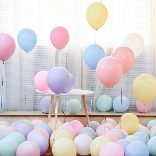 100 sztuk 10 Cal niebieskie atramentowe nadmuchiwane balony z motywem urodzin, ślubu, świąt, walentynkowe, rocznicowe - Wianko - 26