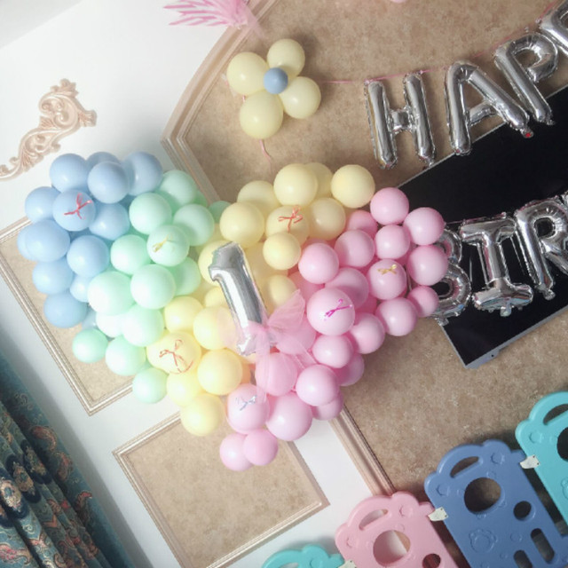 100 sztuk 10 Cal niebieskie atramentowe nadmuchiwane balony z motywem urodzin, ślubu, świąt, walentynkowe, rocznicowe - Wianko - 30