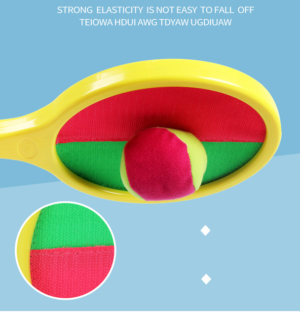 Zabawkowa piłka Sucker Sticky z rzuć i złap, interaktywna gra na zewnątrz, dla rodziców i dzieci, chłopca - Wianko - 4