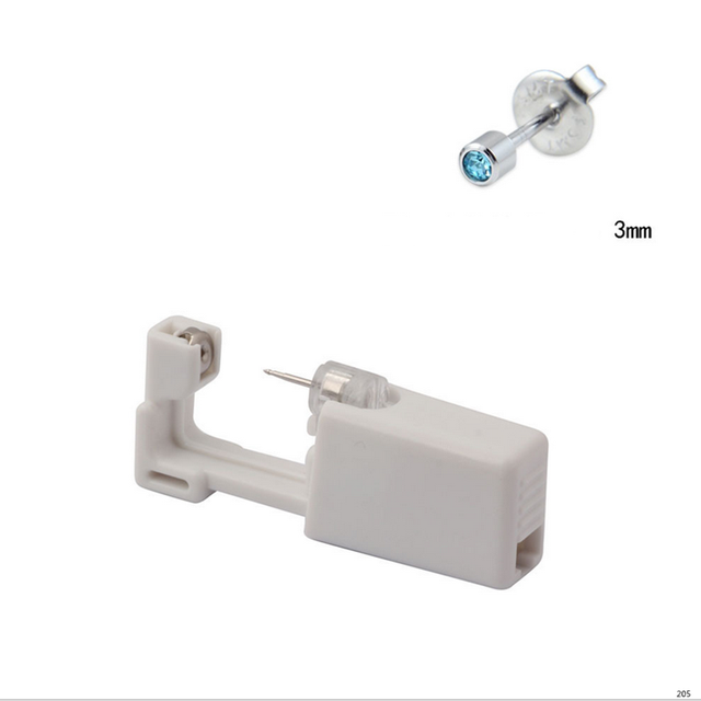 Jednorazowe sterylne urządzenie do przekłuwania uszu Helix - bezbolesne narzędzie z zestawem maszyn i kolczykiem - Wianko - 15