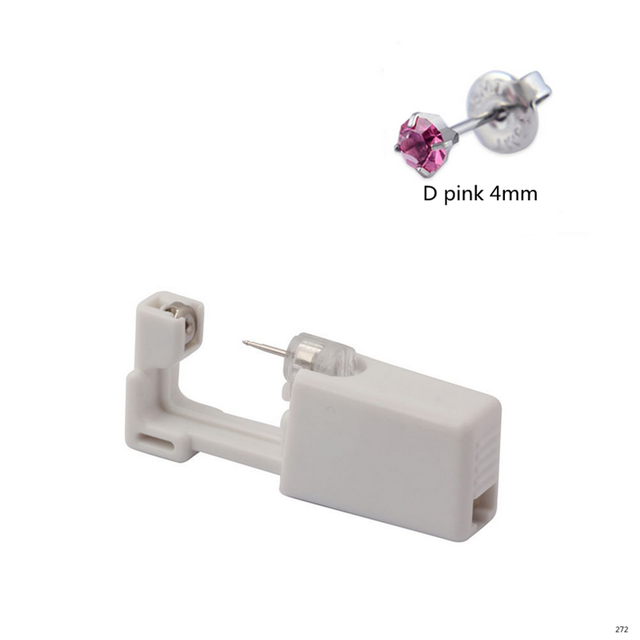 Jednorazowe sterylne urządzenie do przekłuwania uszu Helix - bezbolesne narzędzie z zestawem maszyn i kolczykiem - Wianko - 25