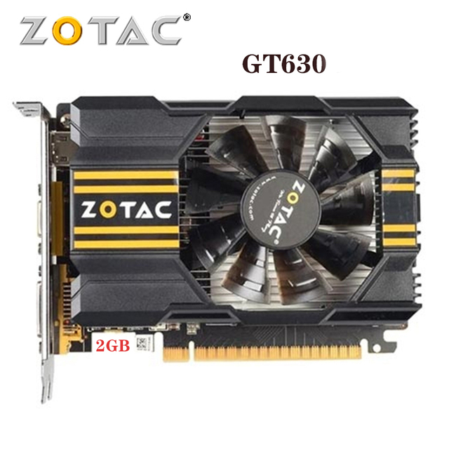 Karta graficzna ZOTAC GeForce GT630 2GB 128Bit - używana, z HDMI, DVI i VGA - Wianko - 1