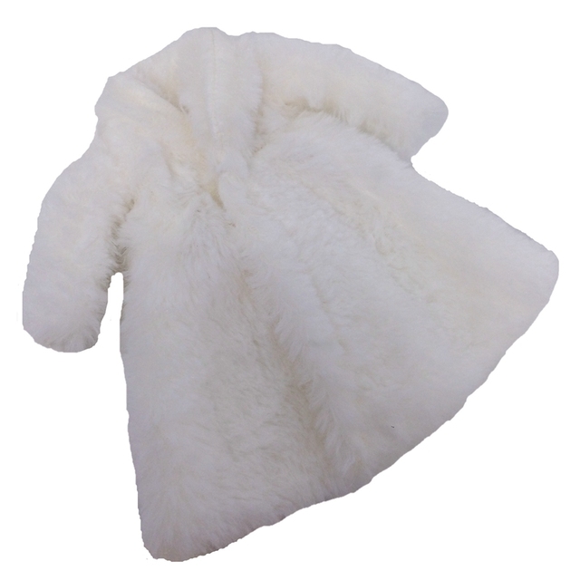 Adollya ubrania z miękkim futrem dla lalki BJD 1/6 - długie rękawy, zima, casual - Wianko - 14