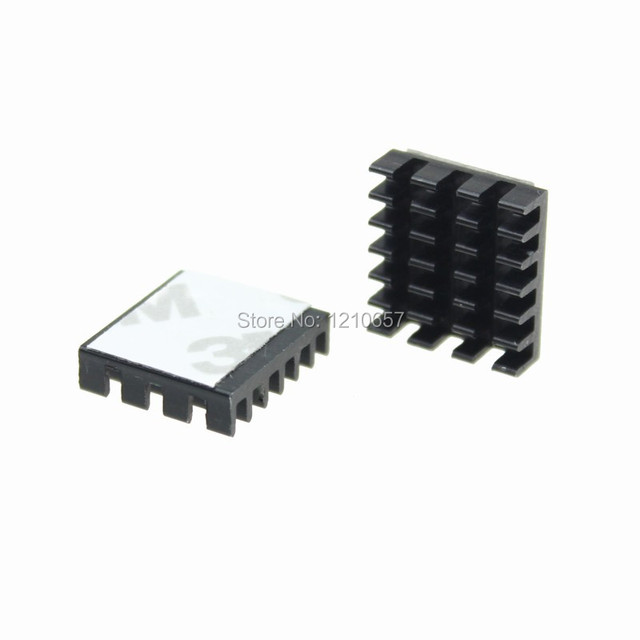Wśród radiatorów Ram Chipset aluminiowy 8 sztuk dużych z termiczną taśmą przewodzącą 18X17X5mm - Wianko - 3