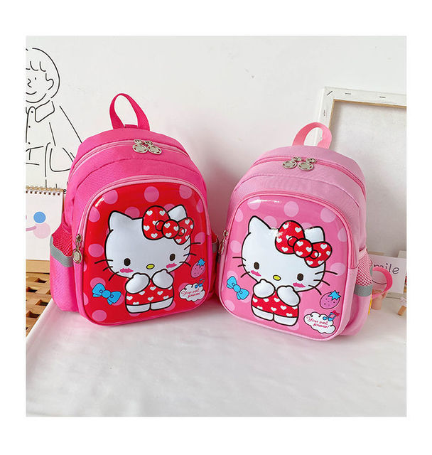 Hello Kitty plecak dla przedszkolaka - dziewczęce, pluszowy, kreskówkowy, w modnej księżniczce stylistyce - Wianko - 18