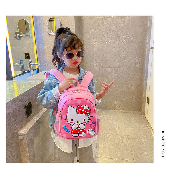 Hello Kitty plecak dla przedszkolaka - dziewczęce, pluszowy, kreskówkowy, w modnej księżniczce stylistyce - Wianko - 14