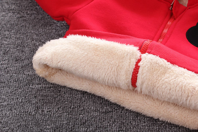 Zestaw jesienno-zimowych ubrań dla dzieci: chłopcy i dziewczyny, garnitur z aksamitnym swetrem i spodniami (2 sztuki, k1) - Wianko - 11