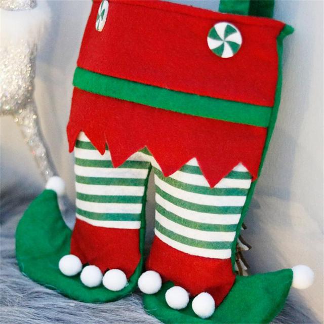 Elf cukierki - aksamitne torby na prezenty w świąteczne wzory - Wianko - 11