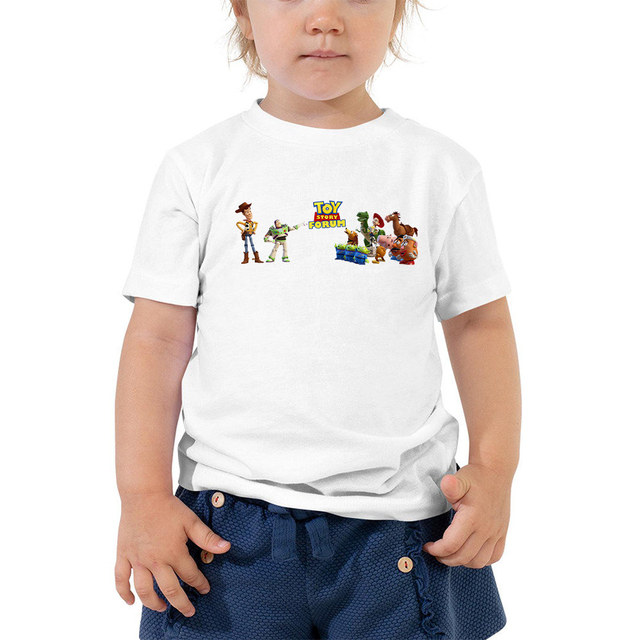 Koszulka Woody Toy Story dla chłopców, letnia moda dziecięca - Disney Harajuku - Wianko - 22