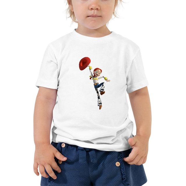 Koszulka Woody Toy Story dla chłopców, letnia moda dziecięca - Disney Harajuku - Wianko - 10