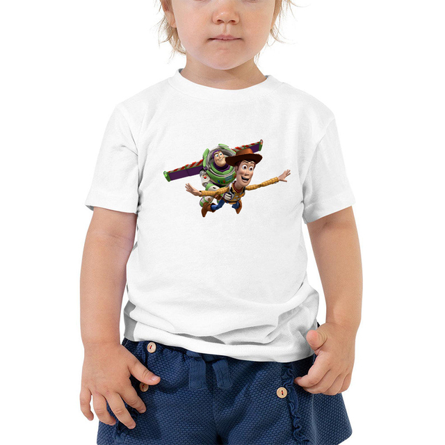 Koszulka Woody Toy Story dla chłopców, letnia moda dziecięca - Disney Harajuku - Wianko - 9