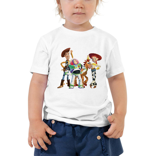 Koszulka Woody Toy Story dla chłopców, letnia moda dziecięca - Disney Harajuku - Wianko - 18
