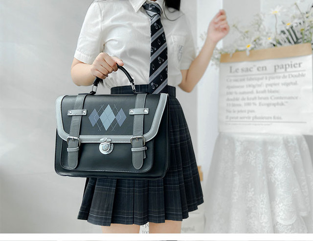 Plecak dziewczęcy w stylu japońskiego JK Lolita, idealny dla studentek, wykonany z sztucznej skóry - teczka na ramię do noszenia książek i przesyłek - Wianko - 19