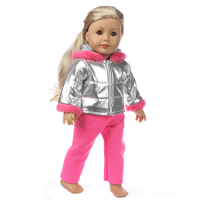 Nowa kurtka FashionDown 2021 - pasuje do ubranek dla lalki o wysokości 18 cali, boże narodzenie (tylko ubrania dla lalek) - Wianko - 3